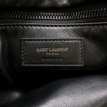 Load image into Gallery viewer, SAINT LAURENT PARIS Wide Logo Tote Black756269 Leather
