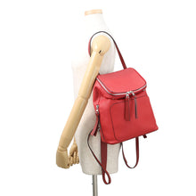 Load image into Gallery viewer, LOEWE Goya Small Backpack Red Leather
