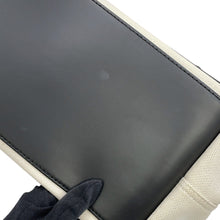将图像加载到图库查看器中，BALENCIAGA Navy Kabas White/Black339933AQ38N1081 Canvas Leather Size S
