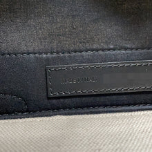 将图像加载到图库查看器中，BALENCIAGA Navy Kabas White/Black339933AQ38N1081 Canvas Leather Size S
