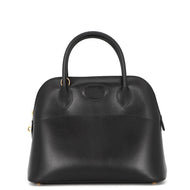 HERMES Bolide Black Box Calf Leather Size 31