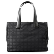 CHANEL New Travel Line Tote MM BlackA15991 Nylon Canvas