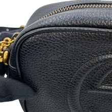 将图像加载到图库查看器中，GUCCI Soho Shoulder Bag Black347994 Leather Size Small
