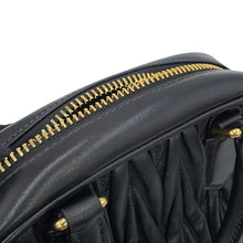 将图像加载到图库查看器中，MIUMIU Arcadi Matelasse 2-Way Bag Black5BB123_AN88_F0002_V_YON Nappa Leather Size Small
