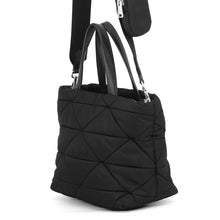 Load image into Gallery viewer, PRADA Tessuto Small Padded Quilted 2WAY Bag Black1BG373 Nylon Leather
