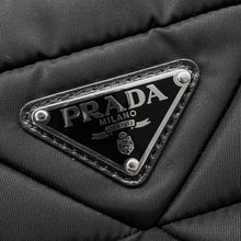 Load image into Gallery viewer, PRADA Tessuto Small Padded Quilted 2WAY Bag Black1BG373 Nylon Leather
