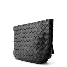 Load image into Gallery viewer, Bottega Veneta INTRECCIATO Clutch Bag Black Leather
