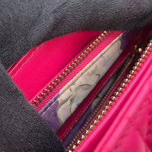 将图像加载到图库查看器中，Dior Lady Dior Pink Leather Size Medium
