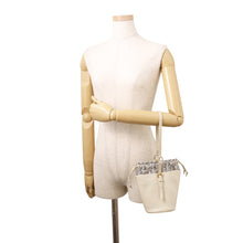 将图像加载到图库查看器中，Dior Oblique Montaigne30 Mini Bucket Bag Beige/BlueS4300UDFF_M925 Leather Canvas

