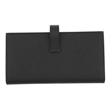 将图像加载到图库查看器中，HERMES Bearnsfre Verso Black/Rouge H Epsom

