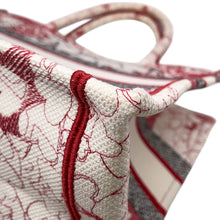 Load image into Gallery viewer, Dior Book tote White/Red/Black Canvas Size Medium
