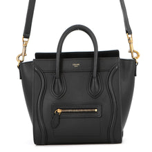 Load image into Gallery viewer, CELINE Luggage shopper Black189243 Smooth Cowhide Leather Size Nano
