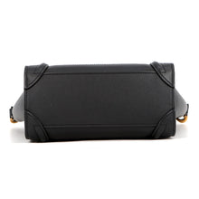 将图像加载到图库查看器中，CELINE Luggage shopper Black189243 Smooth Cowhide Leather Size Nano
