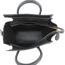 将图像加载到图库查看器中，CELINE Luggage shopper Black189243 Smooth Cowhide Leather Size Nano
