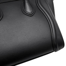 将图像加载到图库查看器中，CELINE Luggage shopper Black189243 Smooth Cowhide Leather Size Nano
