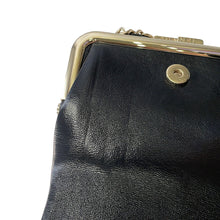 Load image into Gallery viewer, CHANEL Matelasse Kiss Lock Chain Wallet Black Leather

