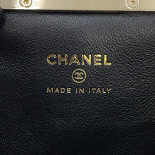 Load image into Gallery viewer, CHANEL Matelasse Kiss Lock Chain Wallet Black Leather
