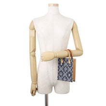 Load image into Gallery viewer, LOUIS VUITTON Petit Sac Plat BlueM80288 Monogram / Jacquard SINCE1854
