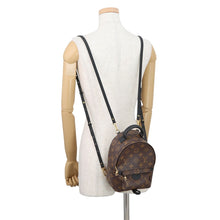 将图像加载到图库查看器中，LOUIS VUITTON Palm Springs Backpack NoirM44873 Monogram Size MINI

