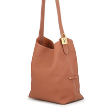 将图像加载到图库查看器中，LOUIS VUITTON Lowkey Hobo CognacM24974 Grained Calf Leather Size MM
