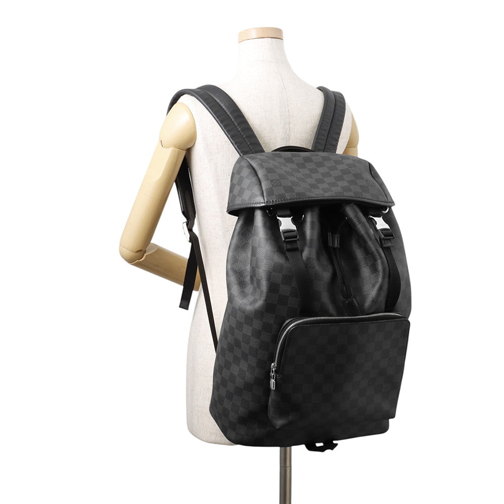 LOUIS VUITTON Zach Backpack NoirN40005 Damier Graphite