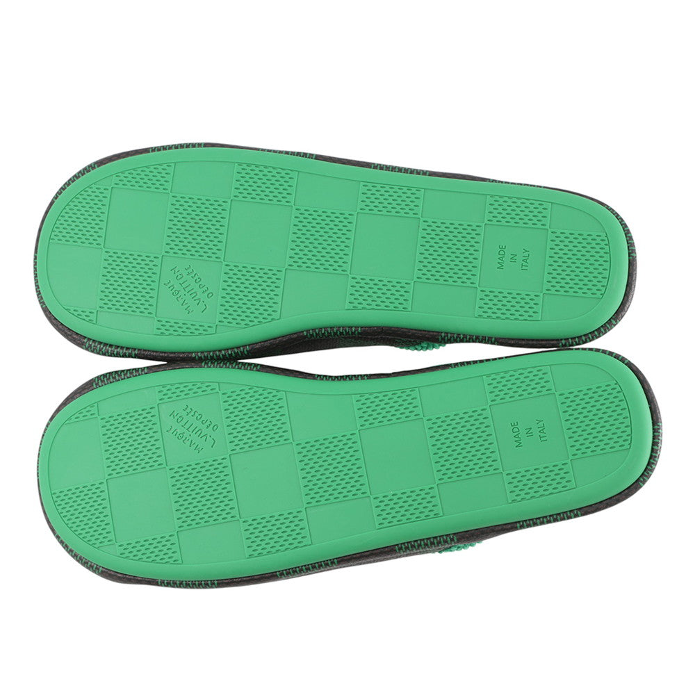 LOUIS VUITTON LV Palace Line Mules Pop Green1ACN7F Damier 