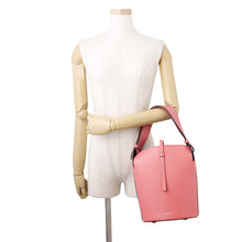 Load image into Gallery viewer, BURBERRY Canopy Bucket Bag Pink4075872 Leather
