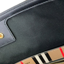 Load image into Gallery viewer, BURBERRY Striped Book Tote Archive Beige80730571 PVC Leather
