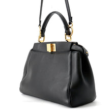 Load image into Gallery viewer, FENDI Peekaboo Black8BN244 Leather Size Mini
