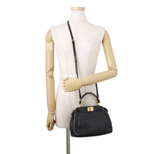 Load image into Gallery viewer, FENDI Peekaboo Black8BN244 Leather Size Mini
