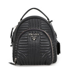 Load image into Gallery viewer, PRADA Diagram Backpack Black1BZ030 Leather
