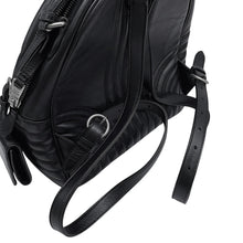 Load image into Gallery viewer, PRADA Diagram Backpack Black1BZ030 Leather
