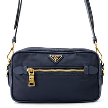 Load image into Gallery viewer, PRADA Shoulder Bag NavyBT0773 Nylon Leather

