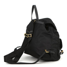 Load image into Gallery viewer, PRADA Flower Backpack Black/Multicolor1BZ811 Nylon Leather
