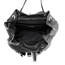 Load image into Gallery viewer, PRADA Sequins Backpack Black1BZ811 Nylon Leather Sequins Size Medium
