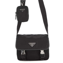 Load image into Gallery viewer, PRADA Re-nylon Shoulder Bag Black2VD034 Nylon Leather
