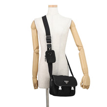 Load image into Gallery viewer, PRADA Re-nylon Shoulder Bag Black2VD034 Nylon Leather
