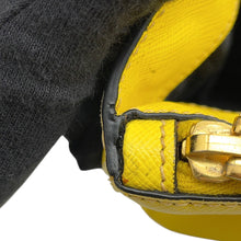 Load image into Gallery viewer, PRADA Galleria Saffiano Leather Handbag YellowBN2274 Leather Size Large
