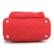 Load image into Gallery viewer, PRADA Tessuto Inpunto Quilted Backpack Red1BZ066 Nylon Leather

