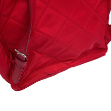 Load image into Gallery viewer, PRADA Tessuto Inpunto Quilted Backpack Red1BZ066 Nylon Leather
