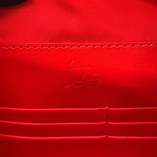 Load image into Gallery viewer, Christian Louboutin ZIP N FLAP Jacquard Clutch Bag Black1245219B260 Canvas Leather
