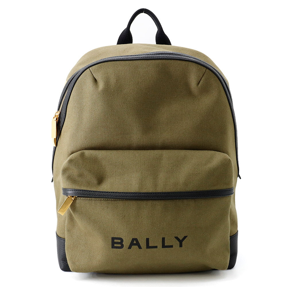 Bally Bar Backpack In Canvas And Leather 1