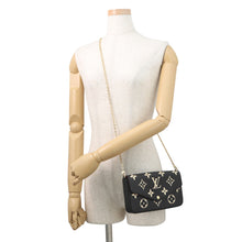 Load image into Gallery viewer, LOUIS VUITTON Felicie Pochette Noir/BeigeM82479 Monogram Empreinte Leather
