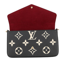 Load image into Gallery viewer, LOUIS VUITTON Felicie Pochette Noir/BeigeM82479 Monogram Empreinte Leather
