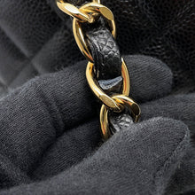 将图像加载到图库查看器中，CHANEL PST ChainTote Bag BlackA50994 Caviar Leather
