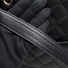 将图像加载到图库查看器中，CHANEL PST ChainTote Bag BlackA50994 Caviar Leather
