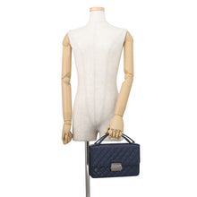 Load image into Gallery viewer, CHANEL CC University Chain Shoulder Bag NavyA93537 Leather
