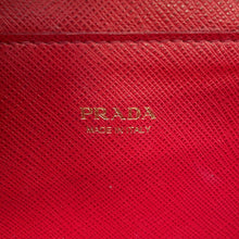 Load image into Gallery viewer, PRADA Saffiano Leather Chain wallet Red1ZH048 Leather
