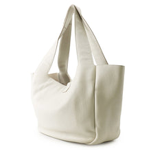 Load image into Gallery viewer, SAINT LAURENT PARIS LE 5 A 7 BEA Le Sancassette Bear Tote Bag Blanc Vintage/Dark Beige763435AADDG9275 Soft Deer Leather
