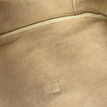 Load image into Gallery viewer, SAINT LAURENT PARIS LE 5 A 7 BEA Le Sancassette Bear Tote Bag Blanc Vintage/Dark Beige763435AADDG9275 Soft Deer Leather
